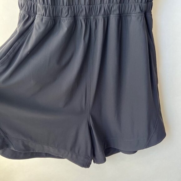Lululemon Lightweight High-Neck Romper Black Size 8 A141 - Picture 8 of 11